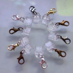 Type C anti dust Plug with lobster clasp for interchangeable charms